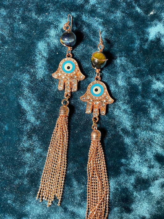 Hamsa 🪬 Hanging Earrings