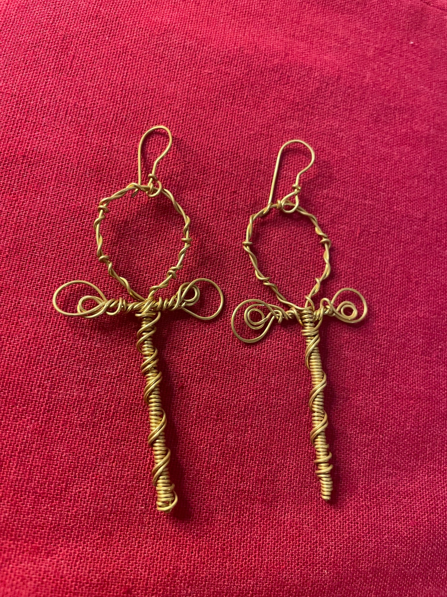 Ankh Earrings